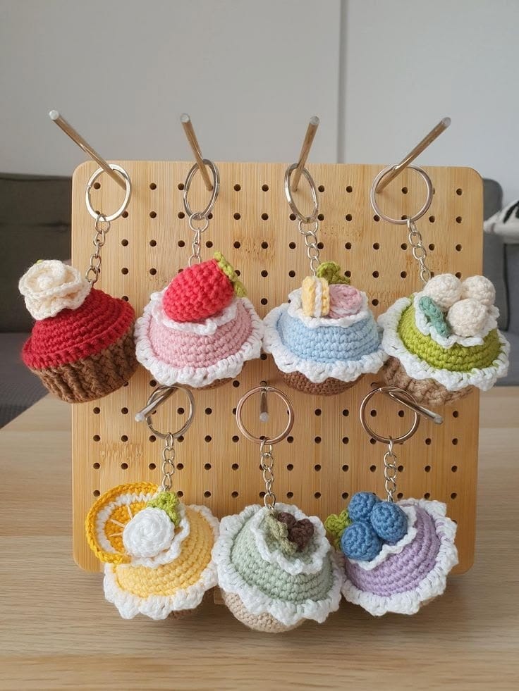 Cute Crochet Keychains – Handmade Mini Charms
