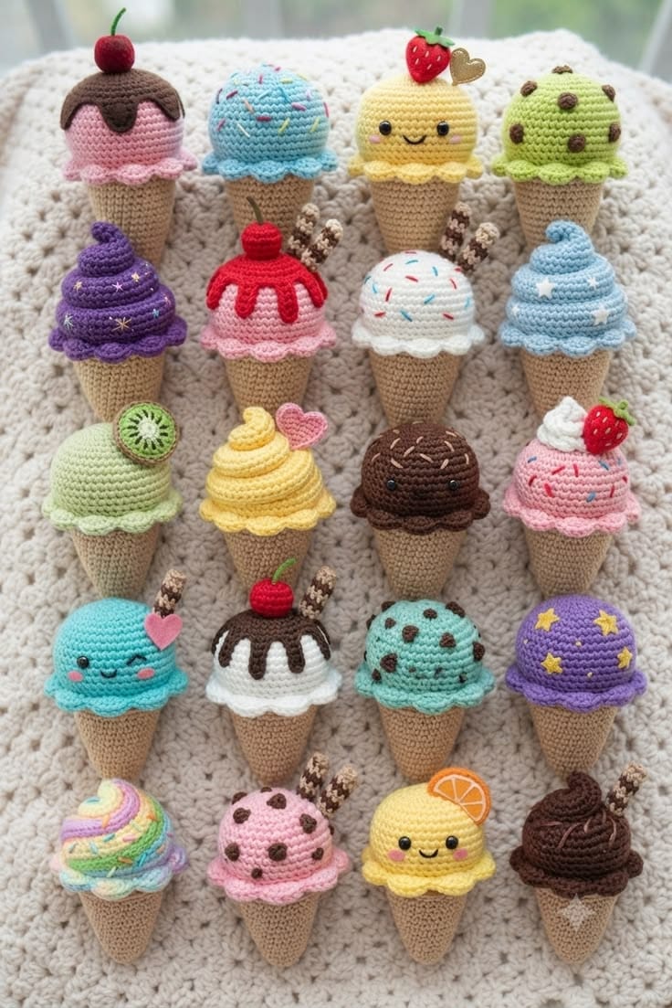 Cute Crochet Keychains – Handmade Mini Charms