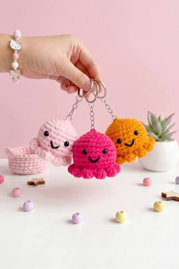Cute Crochet Keychains – Handmade Mini Charms