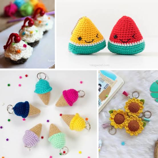 Cute Crochet Keychains – Handmade Mini Charms