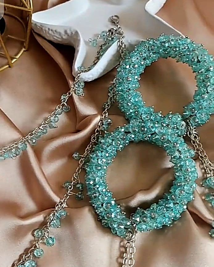 Traditional Gajra Bangles | Floral Handmade Bangles | Elegant Festive Jewelry