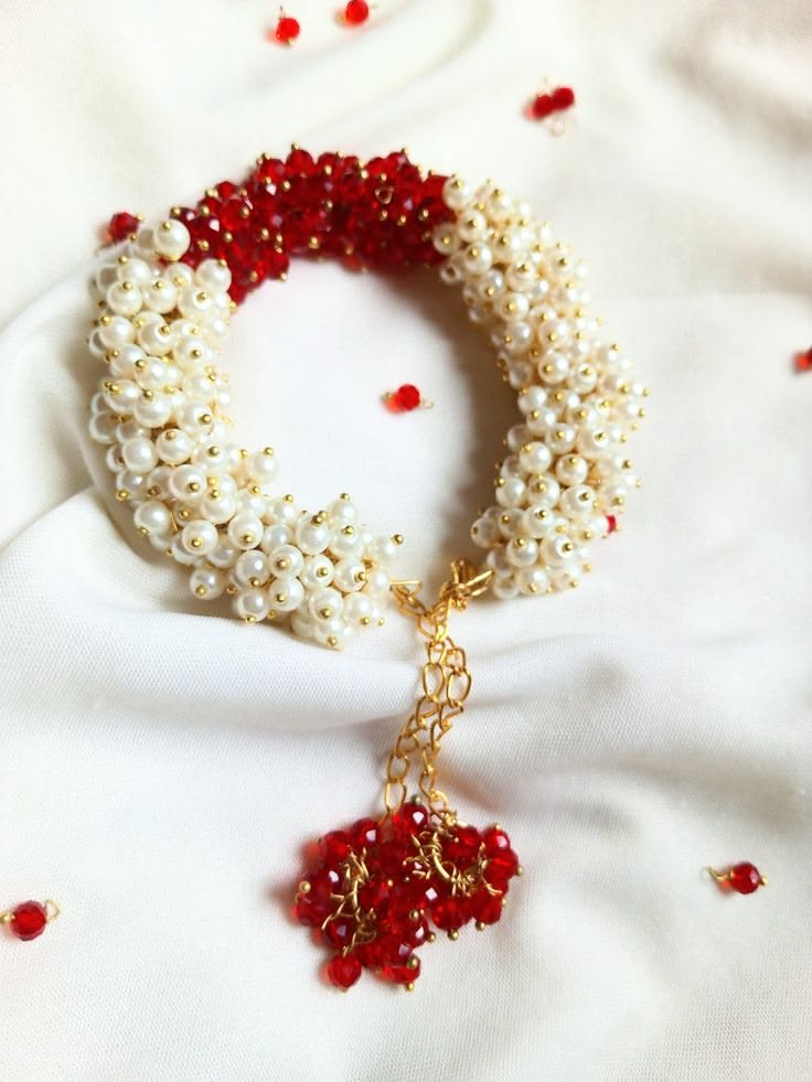 Traditional Gajra Bangles | Floral Handmade Bangles | Elegant Festive Jewelry